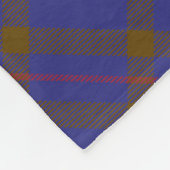 Clan Elliot Crest over Modern Tartan Fleece Deken (Hoek)
