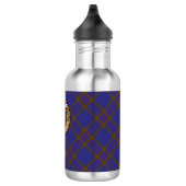 Clan Elliot Crest over Modern Tartan Waterfles (Rechts)