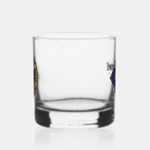 Clan Elliot Crest over Modern Tartan Whisky Glas (Links)