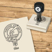 Clan Elliot Crest Rubber Stamp Rubberstempel