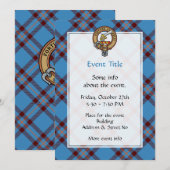 Clan Elliot Crest uitnodiging (Voorkant / Achterkant)