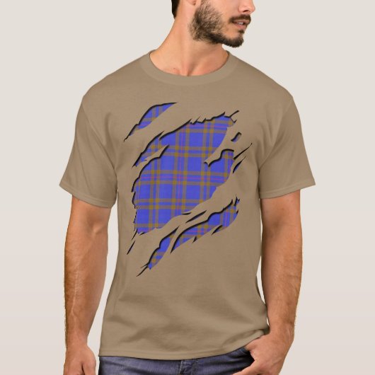 Clan Elliot Elliott Tartan T-shirt (Voorkant)