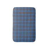 Clan Elliot Lichtblauw en Bruin Schots Tartan Badmat (Voorkant Verticaal)