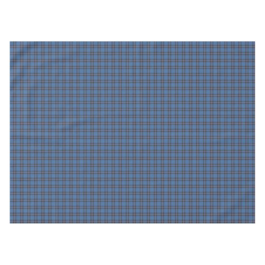 Clan Elliot Lichtblauw en Bruin Schots Tartan Tafelkleed (Voorkant (Horizontaal))