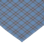 Clan Elliot Lichtblauw en Bruin Schots Tartan Tafelkleed (Gekanteld)