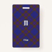 Clan Elliot Modern Tartan Badge (Voorkant)