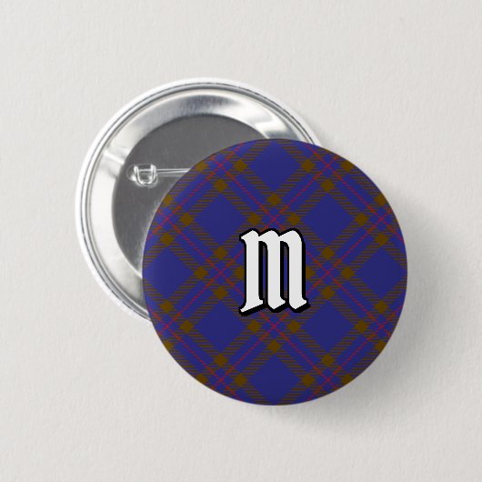 Clan Elliot Modern Tartan Button (Voorkant /achterkant)