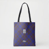 Clan Elliot Modern Tartan Canvas tas (Voorkant)