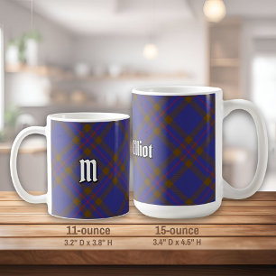 Clan Elliot Modern Tartan Coffee Mok