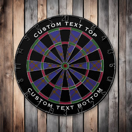 Clan Elliot Modern Tartan Dart Board Dartbord