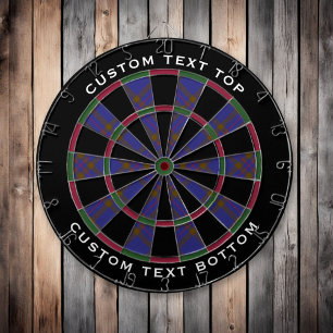 Clan Elliot Modern Tartan Dart Board Dartbord
