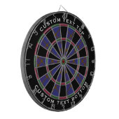 Clan Elliot Modern Tartan Dart Board Dartbord (Voorkant Links)