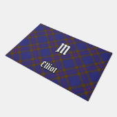 Clan Elliot Modern Tartan Deurmat (Schuin)