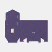 Clan Elliot Modern Tartan Favor Box Bedankdoosjes (Uitgevouwen)
