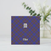 Clan Elliot Modern Tartan Kaart (Staand voorkant)