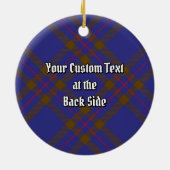 Clan Elliot Modern Tartan Keramisch Ornament (Achterkant)