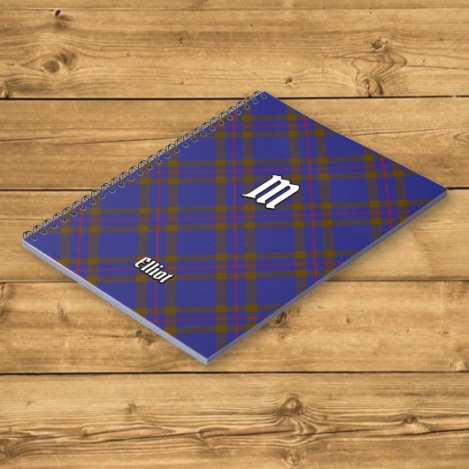 Clan Elliot Modern Tartan Notitieboek