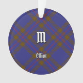 Clan Elliot Modern Tartan Ornament (voorkant)