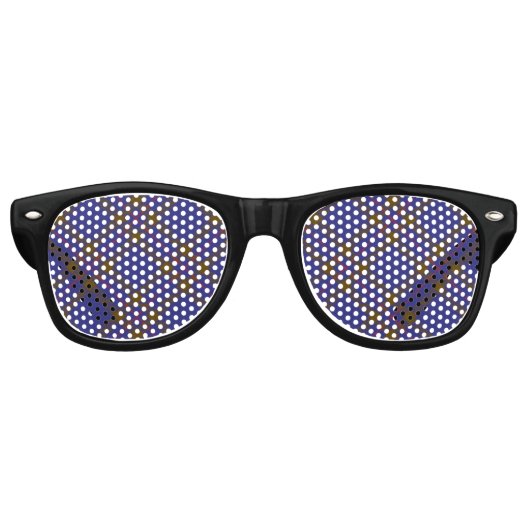 Clan Elliot Modern Tartan Retro Zonnebril (Voorkant)