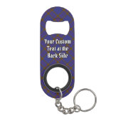 Clan Elliot Modern Tartan Sleutelhanger flesopener Mini Flessenopener (Achterkant)