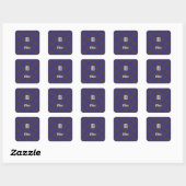 Clan Elliot Modern Tartan Square Sticker (Vel)