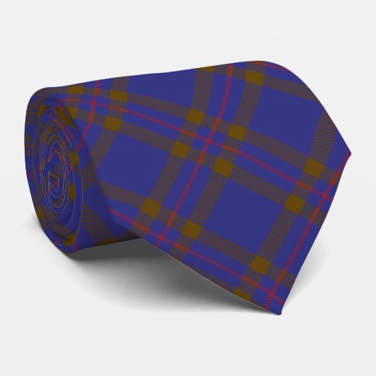 Clan Elliot Modern Tartan Stropdas (Opgerold)
