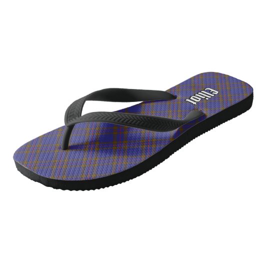 Clan Elliot Modern Tartan Teenslippers (Schuin)
