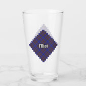 Clan Elliot modern tartanglas Glas (Achterkant)