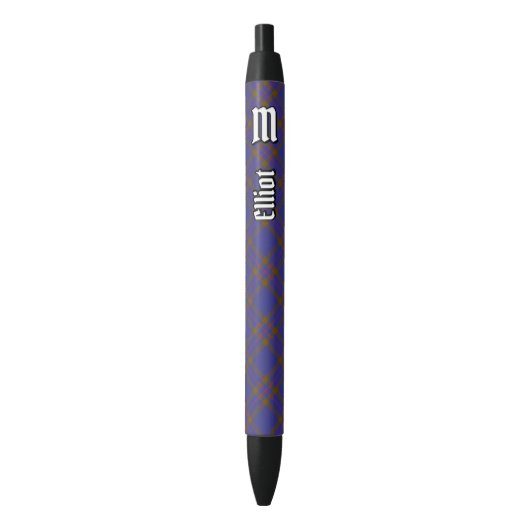 Clan Elliot moderne Tartan inkt pen (Voorkant Verticaal)