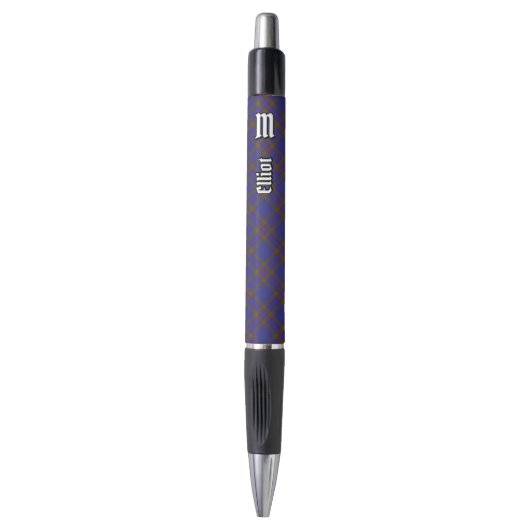 Clan Elliot moderne Tartan Pen (Voorkant Verticaal)
