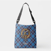 Clan Elliot Oude Tartan Crossbody Tas (Voorkant)