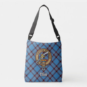 Clan Elliot Oude Tartan Crossbody Tas