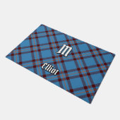Clan Elliot Oude Tartan Deurmat (Schuin)