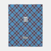 Clan Elliot oude Tartan fleece deken (Voorkant)