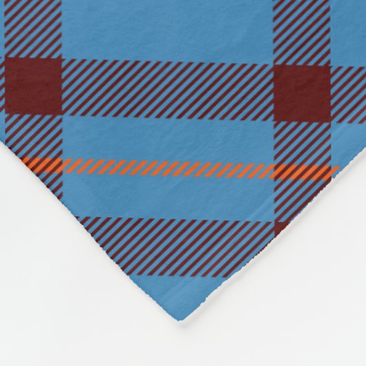 Clan Elliot oude Tartan fleece deken (Hoek)