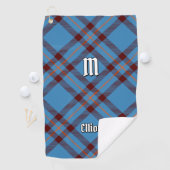 Clan Elliot Oude Tartan Golf Handdoek (Insitu)