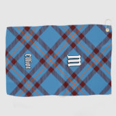 Clan Elliot Oude Tartan Golf Handdoek (Horizontaal)