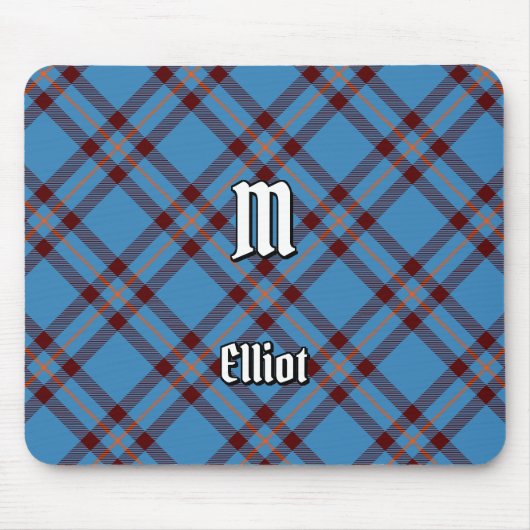 Clan Elliot Oude Tartan Muismat (Voorkant)