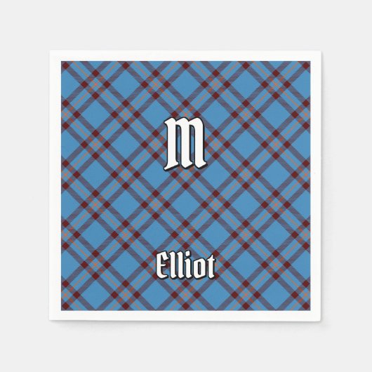 Clan Elliot Oude Tartan servetten (Voorkant)