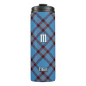 Clan Elliot Oude Tartan Thermische Tumbler Thermosbeker (Voorkant)