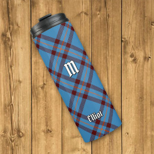 Clan Elliot Oude Tartan Thermische Tumbler Thermosbeker