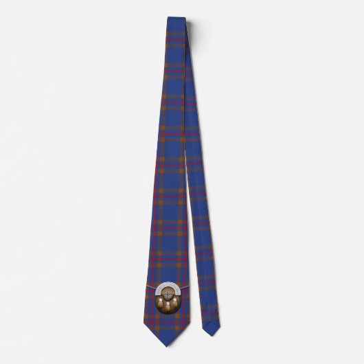 Clan Elliot Tartan en Sporran Stropdas (Voorkant)