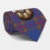 Clan Elliot Tartan en Sporran Stropdas (Opgerold)
