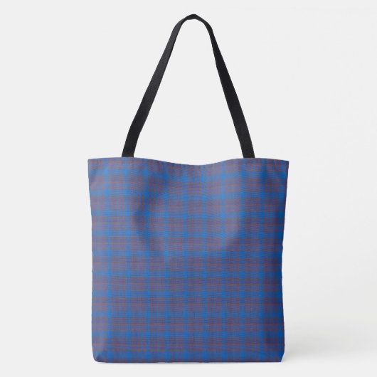 Clan Elliot Tartan Patroon Tote Bag (Achterkant)
