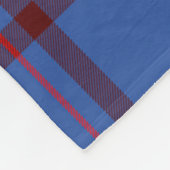 Clan Elliot Tartan Pset Fleece Deken (Hoek)