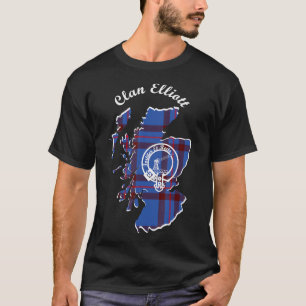 Clan Elliott achternaam achternaam Scottish Tartan T-shirt