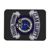 Clan Elliott Badge, Border Reivers, Scotland Tape Magneet (Horizontaal)