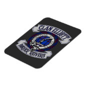 Clan Elliott Badge, Border Reivers, Scotland Tape Magneet (Linkerzijde)