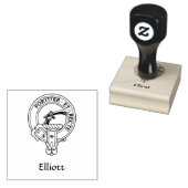 Clan Elliott Crest Rubberstempel (Gestempeld)