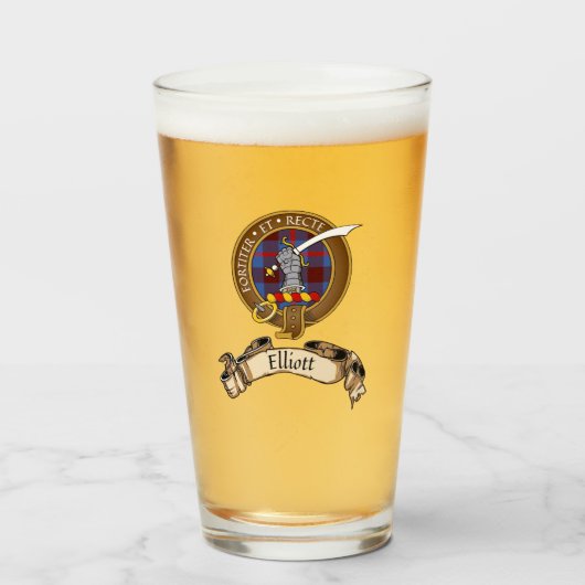 Clan Elliott Glass Glas (Voorkant gevuld)